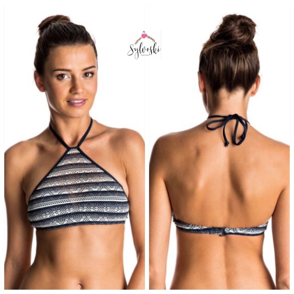 🌊Roxy Tribal Maze - Crop Bikini Top - Picture 2 of 7
